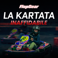 Locandina della Kartata Inaffidabile di FlopGear a Milano