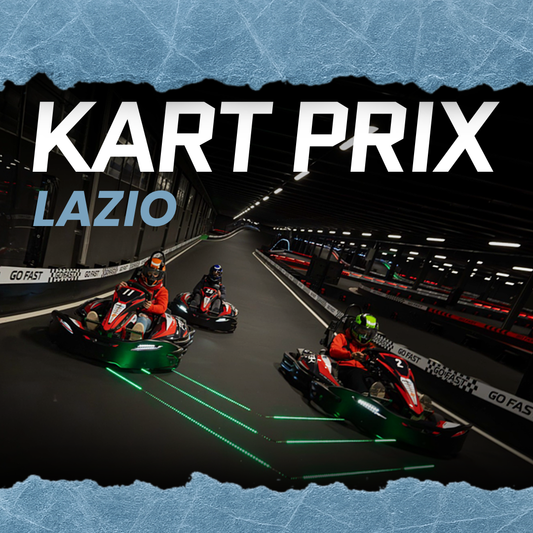 Gara kart indoor in Lazio a Pomezia con XRace