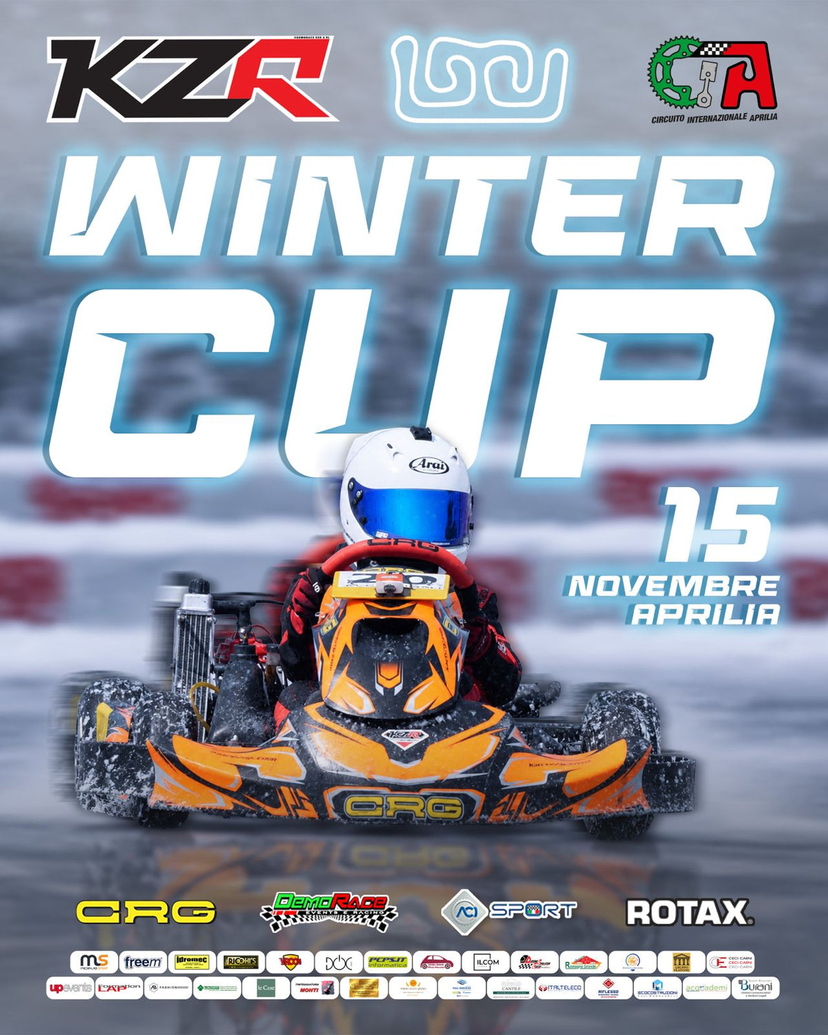 Winter Cup KZR 2026 al Circuito Internazionale di Aprilia